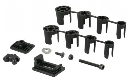 Mudguards FORCE WARD, 24"-29" plastic, black-grey