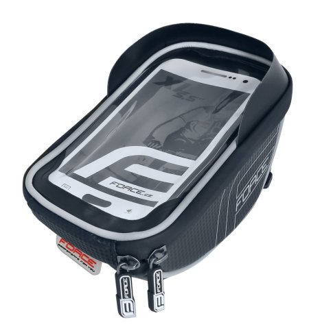 Brašna na řídítka FORCE SMART XL, černo-šedá