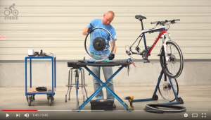 Video tutorial for converting a bike to an e-bike using a set with hub-drive to the rear wheel