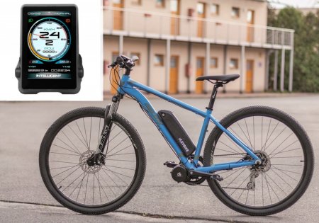 COMFORT KIT FOR ORDINARY CYCLING - Motor power: Standard 250W, Battery range and location: Frame, range up to 130 km (13Ah, 468Wh), Charging speed: Faster 5 A, Display type: Full color IPS TOUCH
