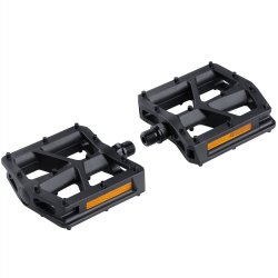 Pedals FORCE EDGE ball bearings, black