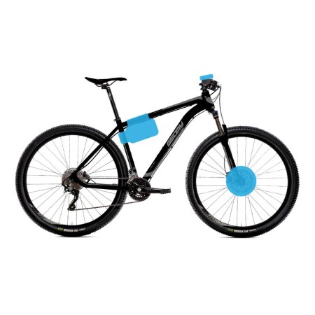 SET CITY COMFORT - Motor power: Standard 500W, Motor location: In the front wheel, rim size 26 ", Battery range and location: Bag, range up to 160 km (15,6Ah, 562Wh), Charging speed: Faster 5 A