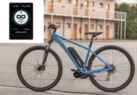 SADA EXTREME PRO NEJNÁROČNĚJŠÍ JEZDCE - Výkon pohonu: Nejvýkonnější 1000W, Dojezd a umístění baterie: Menší na rám, dojezd až 140 km (13Ah 624Wh), Rychlost nabíjení: O polovinu rychlejší nabíjení 5 A, Typ displeje: Pokročilý IPS 860CM barevný