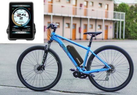 SET POWER FOR DEMANDING AND HEAVIER RIDERS - Motor power: 750W, Battery range and location: Frame, range up to 180 km (16Ah 768Wh), Charging speed: Standard 2 A, Display type: Full color IPS TOUCH