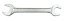 Double-ended Flat Wrench 17 x 19 mm