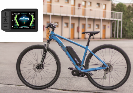 COMFORT KIT FOR ORDINARY CYCLING - Motor power: Standard 250W, Battery range and location: Frame, range up to 130 km (13Ah, 468Wh), Charging speed: Faster 5 A, Display type: Full color IPS 600C