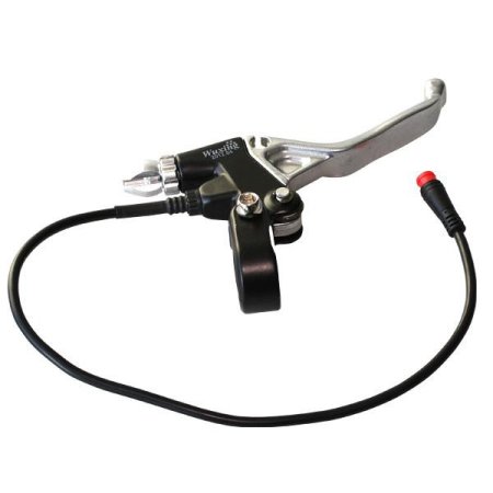Set of brake levers for hub-drive motor with disconnector