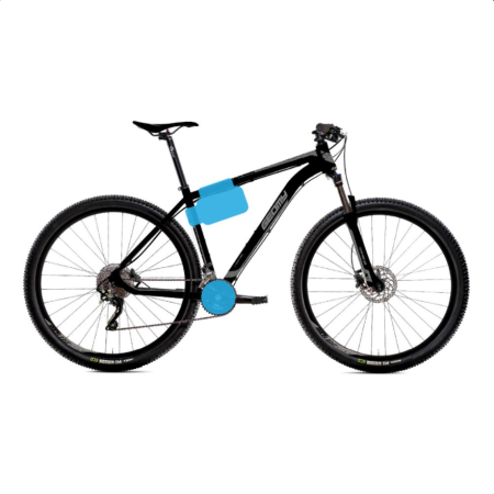 Motor power 1000W, capacity of a  bag battery 16Ah range of up to 120 km