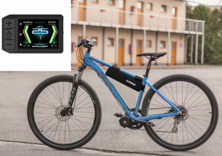 SET POWER FOR DEMANDING AND HEAVIER RIDERS - Motor power: 750W + gearsensor, Battery range and location: Smaller bag, range up to 140 km (13Ah 624Wh), Charging speed: Standard 2 A, Display type: Full color IPS 600C