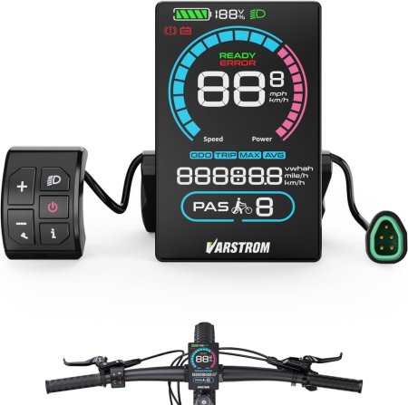 Full color LCD display VD618 for mid-drive, CAN | EVBIKE.eu