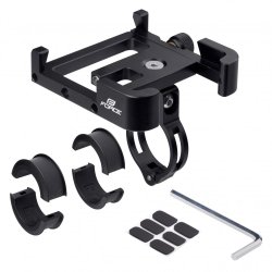 Holder FORCE RELO for phone on handlebars, alloy, black