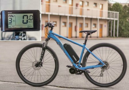 SET EXTREME FOR THE MOST DEMANDING RIDERS - Motor power: 1000W + gearsensor, Battery range and location: Frame, range up to 200 km (19Ah 912Wh), Charging speed: Standard 2 A, Display type: LCD C961