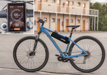 SET POWER FOR DEMANDING AND HEAVIER RIDERS - Motor power: 750W, Battery range and location: Smaller bag, range up to 140 km (13Ah 624Wh), Charging speed: Standard 2 A, Display type: Full color LCD C18 with USB