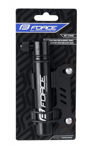 Pump FORCE MINI alloy, 12cm, black