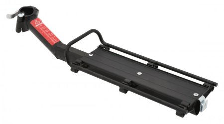 Carrier for bag batteries under saddle