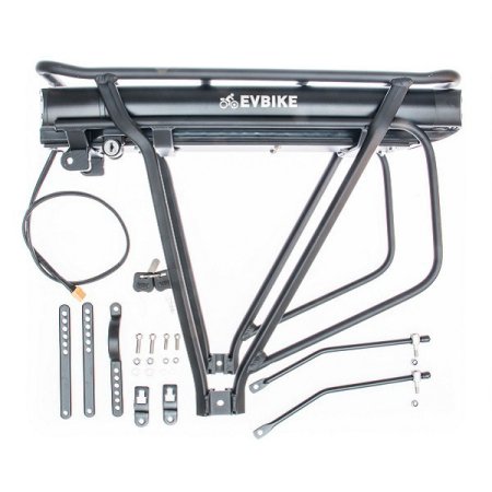 Front wheel motor power 500W, rack battery capacity 15.6 Ah