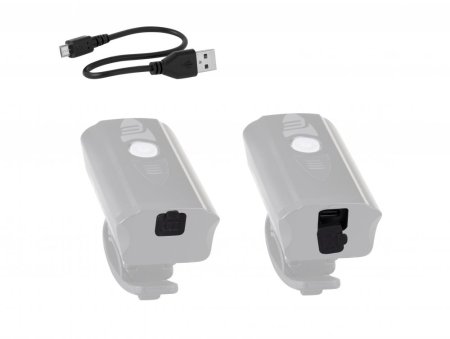 Přední světlo FORCE DIVER 900LM, USB, černé