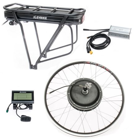 Front wheel motor power 500W, rack battery capacity 15.6 Ah